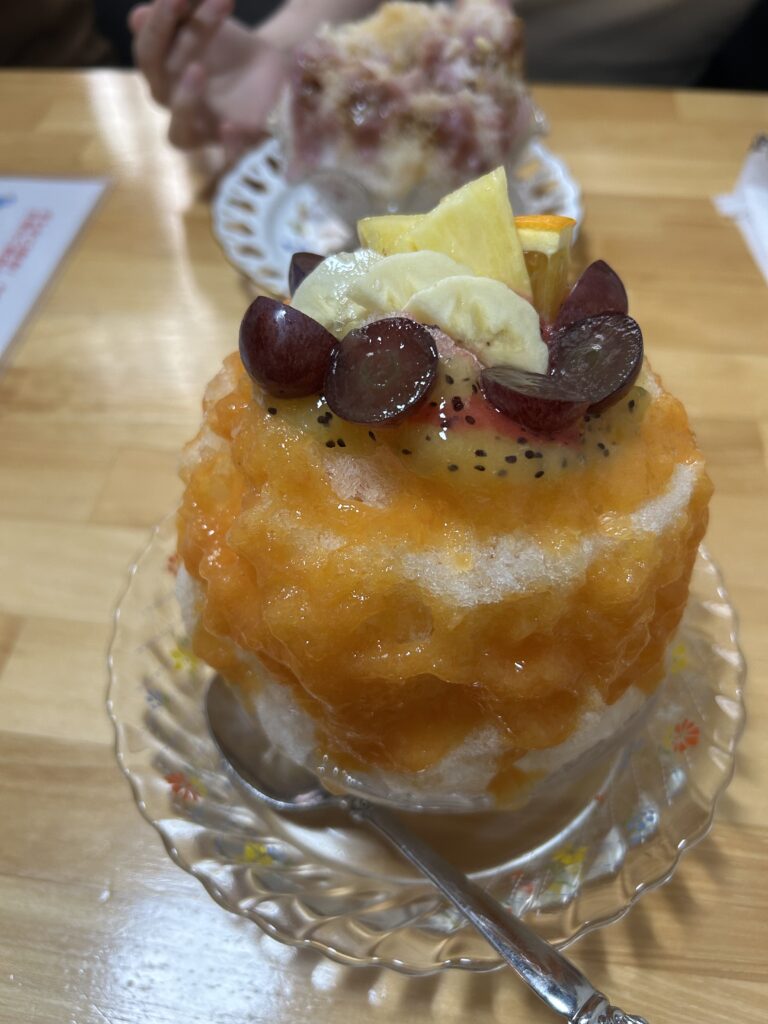 かき氷　 栗栖