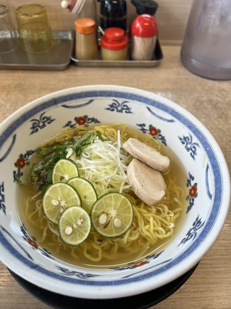 冷やしすだちラーメン♪　　近藤