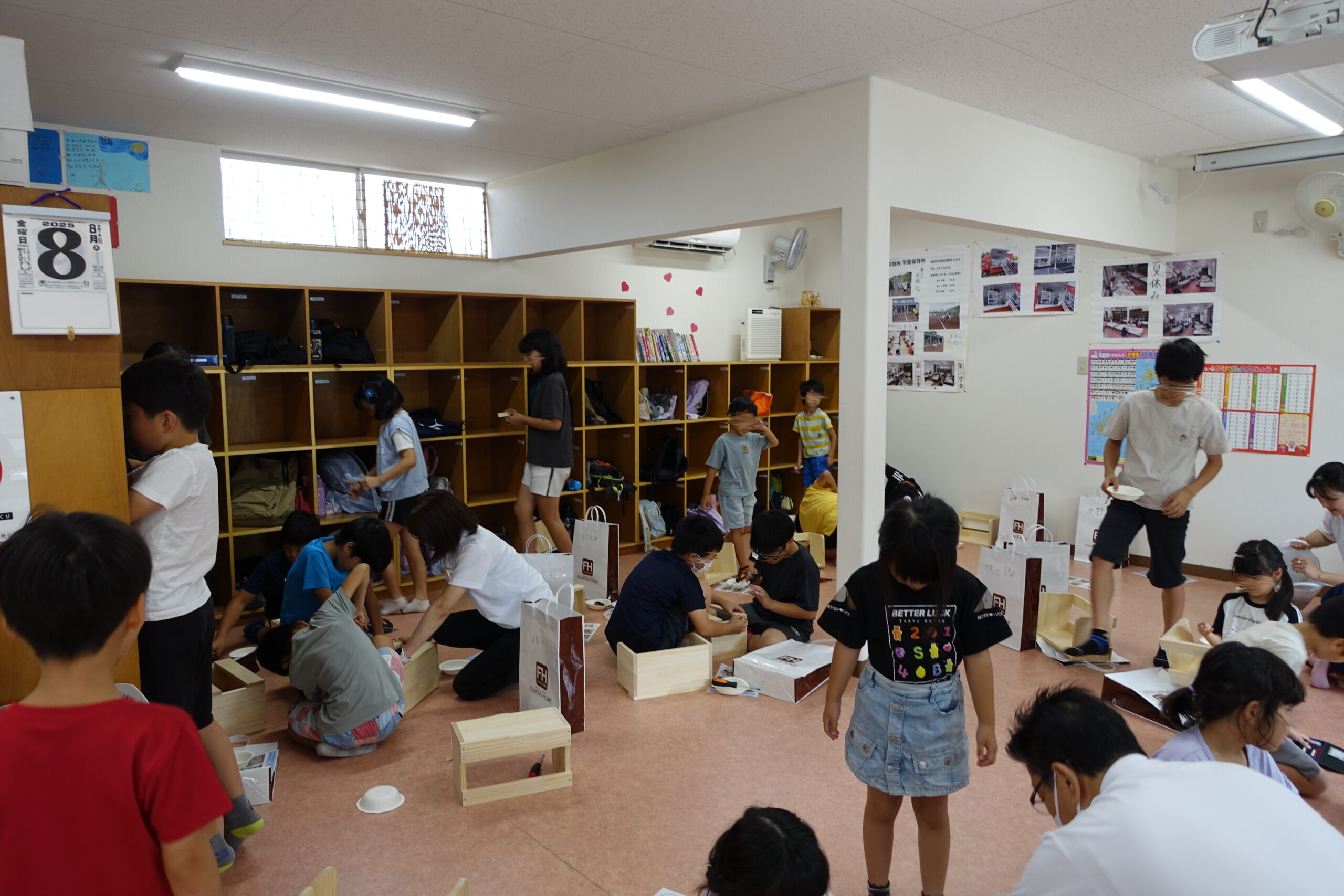 学童保育所で木工教室を開催させていただきました♪