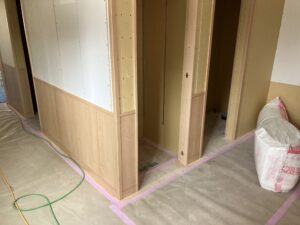 四日市市T学童保育所様新築工事　内装工事