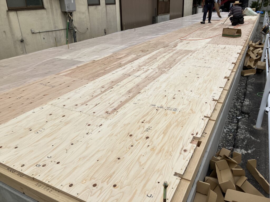 四日市市T学童保育所様新築工事（2期）　土台敷き