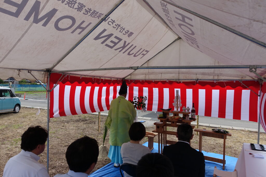 Y様邸新築工事　地鎮祭